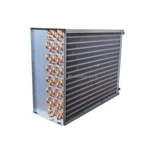 Condenseur de réfrigération refroidi par air d'aileron en aluminium de tube de cuivre adapté aux besoins du client - Product Image 4
