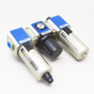 Airtac 1/4 1/2空気圧FRLコンビネーションユニットGC200-08 GC300-08 GC300-10 GC300-15 GC400-15フィルターレギュレータ潤滑装置継手 - Product Image 5