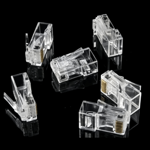 Utp /Ftp Crystal Utp Head Cat5 Cat5E Cat6 Ez <span class=keywords><strong>Connector</strong></span> Rj45 para cámara <span class=keywords><strong>Ip</strong></span> Rj45 8P8C Cat5 - Product Image 6