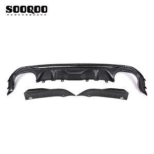 Diffusore Posteriore in Fibra di Carbonio Prepreg SOOQOO V2 per <span class=keywords><strong>BMW</strong></span> <span class=keywords><strong>Serie</strong></span> <span class=keywords><strong>4</strong></span> <span class=keywords><strong>Gran</strong></span> Coupé G26 2021+ - Product Image 6
