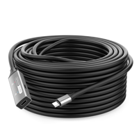 Cable de Extensión Activo USB 3.0 Tipo C Macho a Hembra, Carga Rápida de 3A, Transferencia de Datos de Alta Velocidad de 5Gbps para PC, VR, Laptop