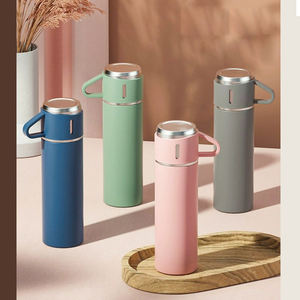 Ensemble cadeau 3 pièces le plus vendu, <span class=keywords><strong>thermos</strong></span> à double paroi en acier inoxydable 500 ml, écologique, performance thermique de 6 à 12 heures - Product Image 1