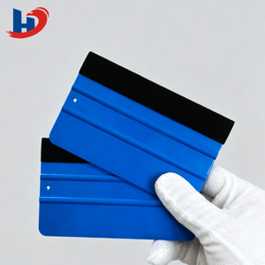 Espátula para Película <span class=keywords><strong>de</strong></span> Vidrio Industrial HJ, para Tinte <span class=keywords><strong>de</strong></span> Ventanas en el Hogar, Instalación <span class=keywords><strong>de</strong></span> Película Solar en Arquitectura Comercial, con Fieltro Suave - Product Image 2