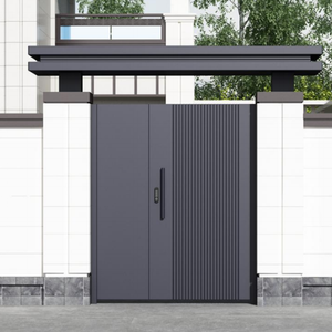 <span class=keywords><strong>Portail</strong></span> de cour piétonne intégré haut de gamme, de qualité artisanale, décoratif, antirouille, résistant aux intempéries et polyvalent - Product Image 4
