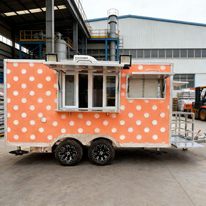 Remolque Móvil para Comida Marinada, Carrito Multifuncional Portátil para Vendedores de Mercado Nocturno - Product Image 4