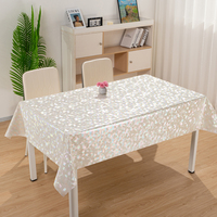 Nappe de table rectangulaire en plastique blanc nacré irisé RNPT, résistante à la chaleur, pour fêtes