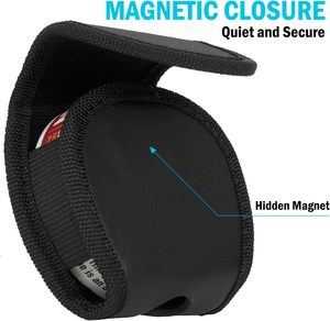 Porte-sachets universel pour tabac à mâcher, étui en <span class=keywords><strong>cuir</strong></span> <span class=keywords><strong>vegan</strong></span> noir NCP pour ZYN, Copenhagen, Skoal, Kodiak, etc. - Product Image 4