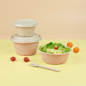 Cajas de papel para caña de azúcar, vajilla ranurada para almacenamiento y exhibición de alimentos para uso doméstico e industrial - Product Image 3