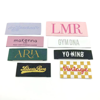 Étiquettes de vêtements personnalisées, étiquettes tissées en damassé, étiquettes de vêtements, étiquettes de vêtements pour vêtements