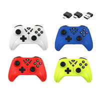 Manette de jeu sans fil 2,4 G à faible latence avec bouton rotatif intelligent et vibration pour PC
