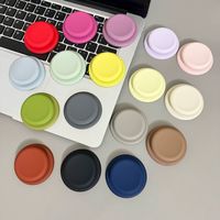 Support de téléphone magnétique en silicone Kawaii tendance, poignée de maintien minimaliste et colorée pour filles et boutiques