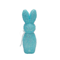 Oster-Themen-Kollektion Deko Künstlicher Blauer Hase Kaninchen-Dekoration Produkt für Tisch Feiertagslieferant Großhandel
