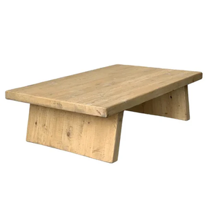 Mesa de Centro de Madera Natural, Estilo Minimalista para Sala de Estar Moderna, Decoración del Hogar - Product Image 1