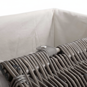 Antique Slim Pliable Paniers De Rangement En Osier Linge Pour Vêtements Alimentaire Outils Salon Tissu Bambou En Plastique En Métal Tissu - Product Image 1