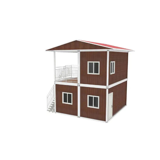 Lage Kosten Draagbare Wc Geprefabriceerde 20-Voet Living Container Huis Beweegbare Kantoor Kleine Huis