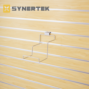 Siêu Thị Dây Duy Nhất <span class=keywords><strong>Slatwall</strong></span> Hiển Thị Móc Nhiệm Vụ Ánh Sáng Kim Loại Móc Áo Móc Cho Cửa Hàng Bán Lẻ Kệ - Product Image 2