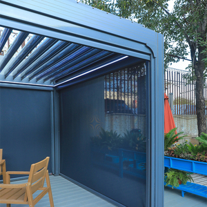 Pergola de jardin hexagonale Uplion en aluminium, résistante à la pluie, de qualité supérieure, avec auvent et gazebo - Product Image 3
