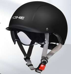 YOHE <span class=keywords><strong>DK6</strong></span> demi-casque 3C certifié chapeau de sécurité de moto électrique pour hommes et femmes double visière quatre saisons adapté nouveau - Product Image 5