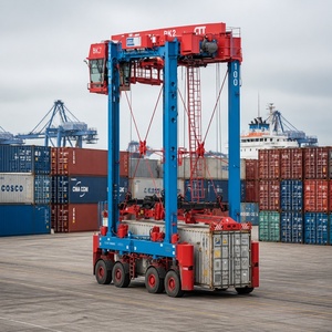 Chariot élévateur intermodal 65 tonnes pour le stockage et l'empilage en entrepôt de conteneurs, avec une structure en acier robuste - Product Image 3