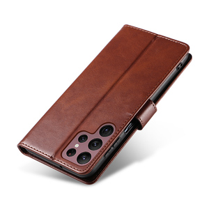 Étui de luxe pour cartes avec pochette magnétique détachable en cuir, compatible avec la recharge sans fil, fin et adapté pour S23 Ultra - Product Image 5
