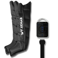Bottes de compression séquentielle à 6 chambres pour une récupération rapide après l'entraînement - Masseur de jambes pour éliminer l'acide lactique pour la gym et le fitness
