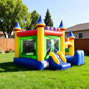 <span class=keywords><strong>Castillo</strong></span> Hinchable Saltador de Buena Calidad, Casa de Rebote Inflable de PVC - Product Image 1