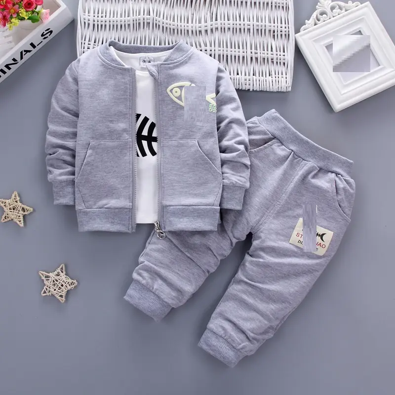 001 High Quality New Style Trade Fashion Baby Boy 0-3 Years Old Boys Clothing 2 Piece Child Boy Clothes Set