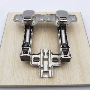 Bisagra plana de 90 grados de 35 mm para puerta de armario, herrajes con cierre suave y amortiguación para muebles de guardarropa - Product Image 1