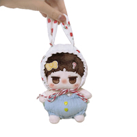 Poupée en peluche de dessin animé de style chibi, support personnalisé, poupée kpop en coton, vêtements détachables, porte-clés, 5cm, 10cm, 15cm