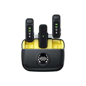 K30 Wireless Clip On Microphone With Digital Display For Vlog And Live Streaming 1 To 2 Channel - Product Image 5