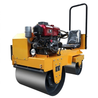 Mini-compacteur routier vibrant à double tambour, hydraulique intégral, diesel Changchai refroidi par eau, pour asphalte et sol