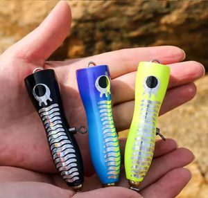 Señuelo de <span class=keywords><strong>Pesca</strong></span> de Madera Impresa de 100 mm/80 mm, 15 g/30 g, para <span class=keywords><strong>Pesca</strong></span> con Mosca en Agua Salada, <span class=keywords><strong>Pesca</strong></span> con Flotador, <span class=keywords><strong>Lubina</strong></span> y Atún, Popper, Stickbait - Product Image 2