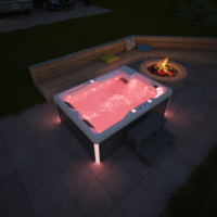 Spa extérieur moderne pour 3 personnes avec fonction de massage