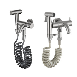Pu Spring Hose 1/2 In Stainless Steel Connector Flexible Shower Hose For Bathtub Accessories - Product Image 3