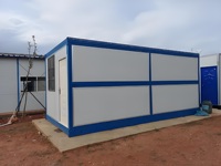 Maison modulaire pliable Z/X, maison conteneur pliable à plat, maison préfabriquée, mini-maisons