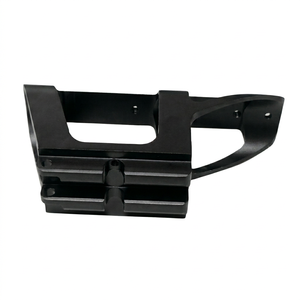 Soporte de Aluminio Anodizado Negro Personalizado OEM, Piezas de Mecanizado para Equipos de Fresado CNC de 5 Ejes - Product Image 5