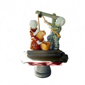 Statue de fille ailée Fontaine en marbre Sculpture d'ornement de caractéristique d'eau de jardin pour cascade de piscine à vendre - Product Image 4