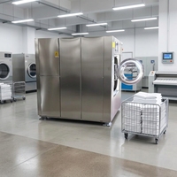 70KG Heavy Duty Equipment Industrial Washing Machine High Output for Resort Backhouse Laundry Facilities