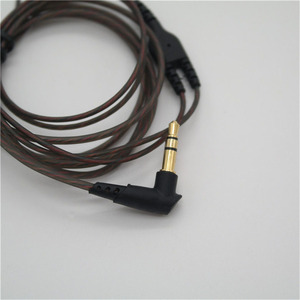 Cable de audio Shure, cable de cobre sin oxígeno gris semitransparente, conector en ángulo de 3,5 mm para SE325 SE846 SE215 UE900 - Product Image 1