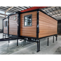 Maisons préfabriquées pliables et mobiles de 20 pieds et 40 pieds, maisons de luxe sur remorque, maisons conteneurs extensibles, mini-maisons sur roues