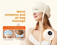 Casque de massage intelligent intégré pour la tête et les yeux, chauffant et enveloppant, pour la maison et le sommeil