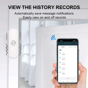 Sensor de Vibración WIFI Tuya, Monitoreo en Tiempo Real, Alarma para Puerta y Ventana con Notificaciones para Sistema de Protección de Seguridad para el Hogar Inteligente - Product Image 5