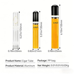 Cuba Siglo Travel - Humidor Portátil para Cigarros, <span class=keywords><strong>de</strong></span> Aluminio, Impermeable, con Revestimiento <span class=keywords><strong>de</strong></span> Madera <span class=keywords><strong>de</strong></span> Cedro, para un Solo Cigarro - Product Image 6