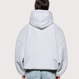 Sweat-shirts personnalisés unisexes en coton de luxe de haute qualité, en molleton français, unis, vierges, pour hommes, coupe oversize, poids lourd, pour fabricants de streetwear - Product Image 2