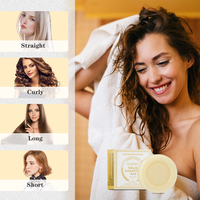 Barre de shampoing à l'eau de riz en vente en gros Savon solide Shampooing et après-shampoing pour cheveux Savon naturel fait main Barre de shampoing à l'eau de riz