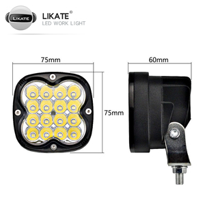 Chine 4x4 accessoires 4 pouces 40w a mené des lumières pour des camions utv 4x4 24 volts barre led lampes automatiques de poutr - Product Image 2