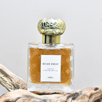 Bouteille de parfum transparente de 50ml Bouteilles de pulvérisation en verre épais Carré Vide Conteneur cosmétique Bouteille de parfum de voyage