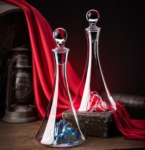 Carafe <span class=keywords><strong>à</strong></span> <span class=keywords><strong>vin</strong></span> <span class=keywords><strong>en</strong></span> cristal sans plomb faite <span class=keywords><strong>à</strong></span> la main, base Blue Mountain, aérateur <span class=keywords><strong>à</strong></span> <span class=keywords><strong>vin</strong></span> <span class=keywords><strong>rouge</strong></span>, carafe avec bouchon pour <span class=keywords><strong>cadeau</strong></span> - Product Image 1