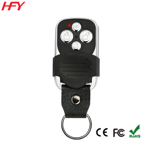 Télécommande sans fil à 4 boutons avec portée de 30 m, indicateur LED et arrêt automatique pour la domotique et l'utilisation industrielle - Product Image 1