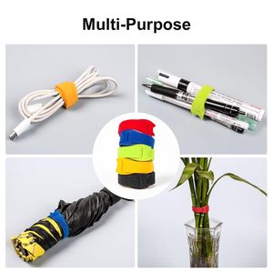 Échantillons gratuits Sangles crochet et boucle Réutilisable Réglable Crochet et boucle Attaches de câble pour accessoires de vie domestique - Product Image 5